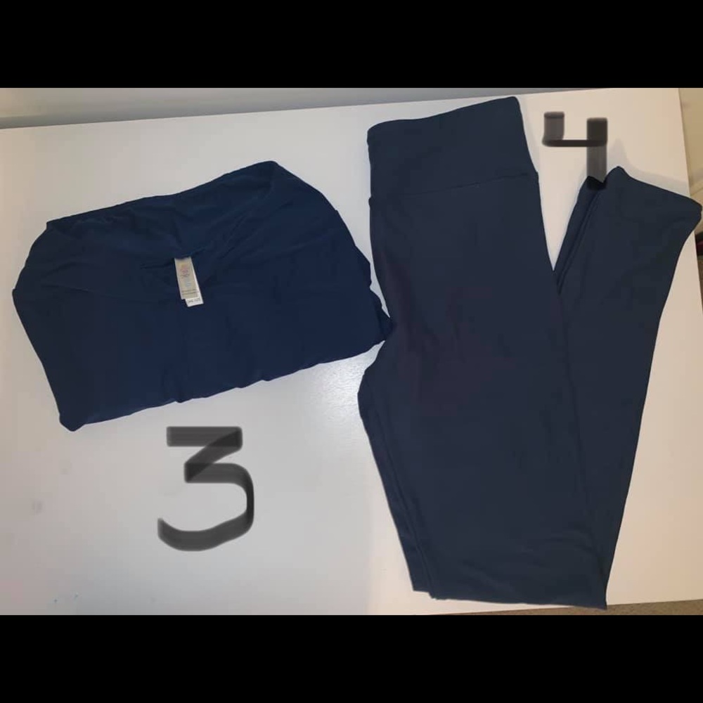 LulaRoe Leggings Navy Blue